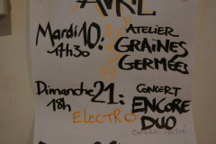 Programme d'avril