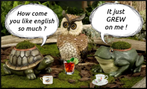 Just croaking : papoter en anglais