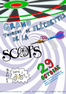 Tournoi de fléchettes @ park de la SCOPS